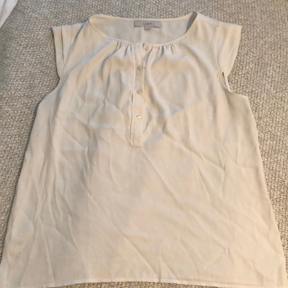 Loft cream top